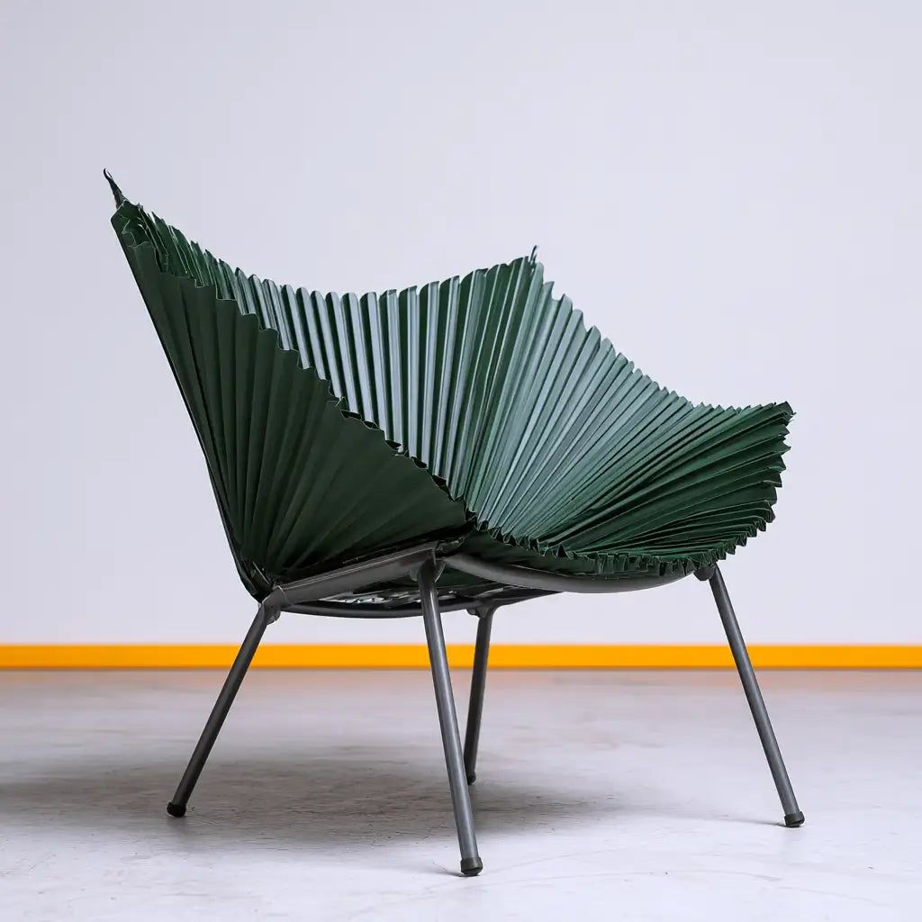 Divano dalle linee moderne, verde, per la casa